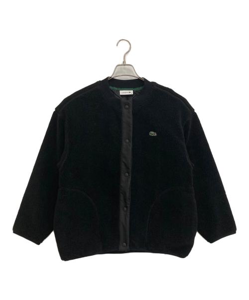 LACOSTE（ラコステ）LACOSTE (ラコステ) リラックスフィットボアブルゾン ブラック サイズ:34の古着・服飾アイテム