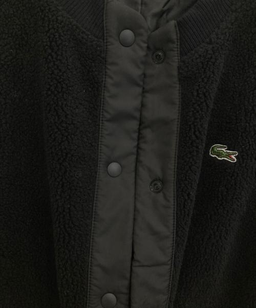 LACOSTE（ラコステ）LACOSTE (ラコステ) リラックスフィットボアブルゾン ブラック サイズ:34の古着・服飾アイテム