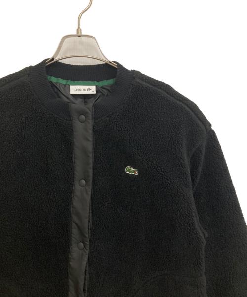 LACOSTE（ラコステ）LACOSTE (ラコステ) リラックスフィットボアブルゾン ブラック サイズ:34の古着・服飾アイテム