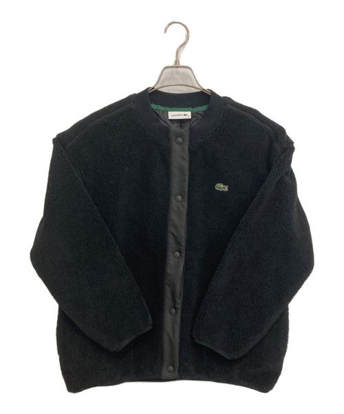 LACOSTE（ラコステ）LACOSTE (ラコステ) リラックスフィットボアブルゾン ブラック サイズ:34の古着・服飾アイテム