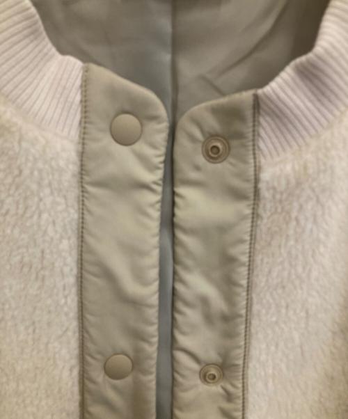 LACOSTE（ラコステ）LACOSTE (ラコステ) リラックスフィットボアブルゾン ベージュ サイズ:34の古着・服飾アイテム
