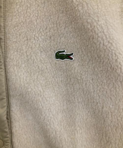 LACOSTE（ラコステ）LACOSTE (ラコステ) リラックスフィットボアブルゾン ベージュ サイズ:34の古着・服飾アイテム