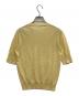 JIL SANDER (ジルサンダー) カシミヤ半袖ニット イエロー サイズ:34：9000円