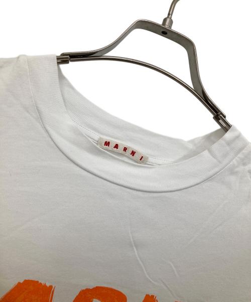 MARNI（マルニ）MARNI (マルニ) Logo Thirts ホワイト サイズ:40の古着・服飾アイテム