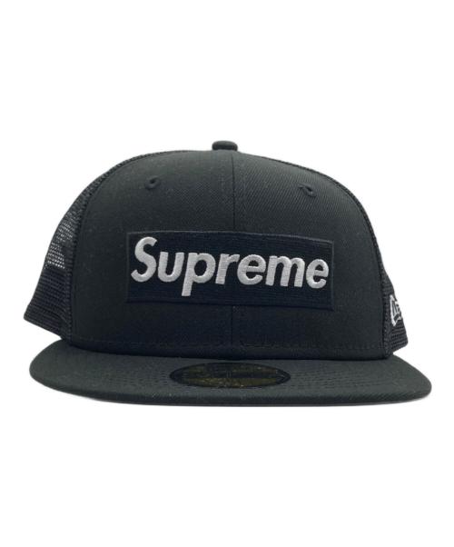 New Era（ニューエラ）New Era (ニューエラ) SUPREME (シュプリーム) 23ss BOX LOGP MESH CAP ブラック サイズ:57.7cmの古着・服飾アイテム