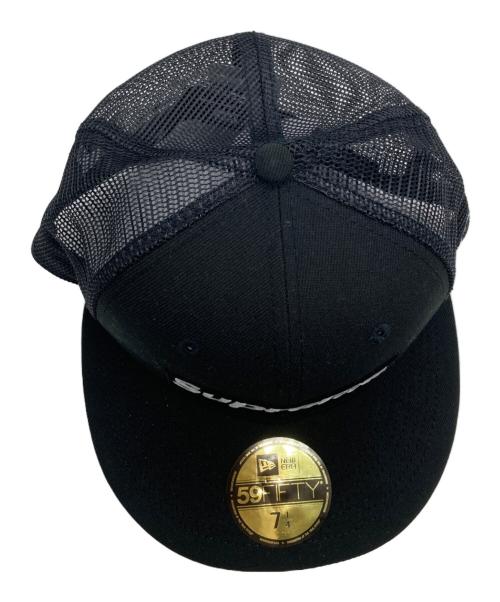 New Era（ニューエラ）New Era (ニューエラ) SUPREME (シュプリーム) 23ss BOX LOGP MESH CAP ブラック サイズ:57.7cmの古着・服飾アイテム