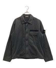 STONE ISLAND（ストーンアイランド）の古着「コンパスワッペンシャツジャケット」｜グレー