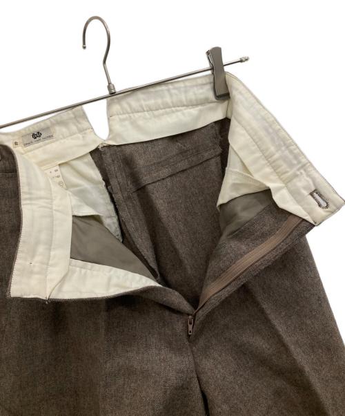 DRIES VAN NOTEN（ドリスヴァンノッテン）DRIES VAN NOTEN (ドリスヴァンノッテン) ウールパンツ ブラウン サイズ:46の古着・服飾アイテム