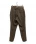 DRIES VAN NOTEN (ドリスヴァンノッテン) ウールパンツ ブラウン サイズ:46：8000円