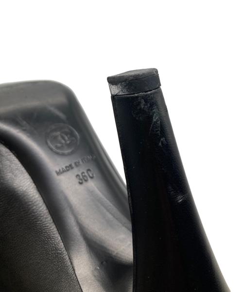 CHANEL（シャネル）CHANEL (シャネル) ヒールパンプス ブラック サイズ:36の古着・服飾アイテム