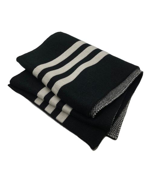 Y-3（ワイスリー）Y-3 (ワイスリー) THREE STRIPE SCARF ブラックの古着・服飾アイテム