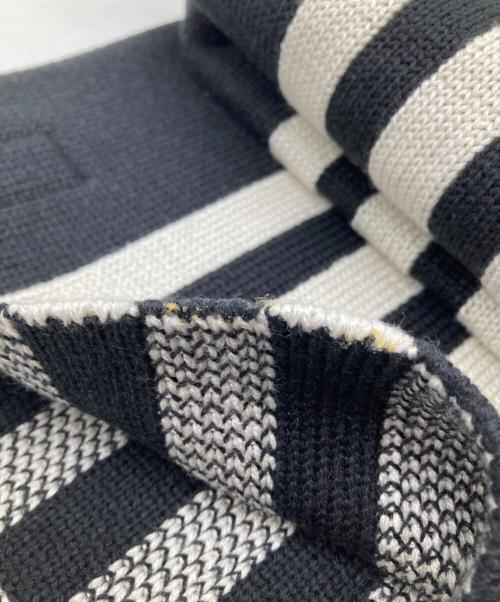 Y-3（ワイスリー）Y-3 (ワイスリー) THREE STRIPE SCARF ブラックの古着・服飾アイテム
