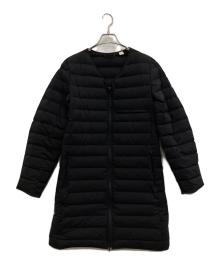 Y-3（ワイスリー）の古着「ノーカラーダウンコート」｜ブラック
