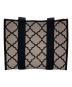 TOCCA（トッカ）の古着「CHECKER CLOVER KNITBAG」｜ブラウン