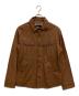 BURBERRY BLACK LABEL（バーバリーブラックレーベル）の古着「ラムレザージャケット」｜ブラウン