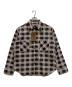 TENDERLOIN(合同会社テンダーロイン)（テンダーロイン（ゴウドウガイシャ テンダーロイン））の古着「PRINT FLANNELSHIRTCHECK SHIRT」｜ブラウン