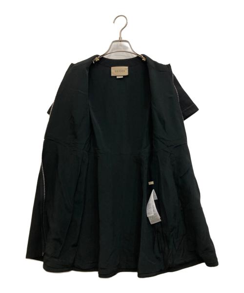 GUCCI（グッチ）GUCCI (グッチ) 半袖ワンピース ブラック サイズ:36の古着・服飾アイテム
