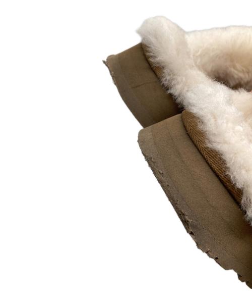 UGG（アグ）UGG (アグ) DISQUETTE Slipper ブラウン サイズ:24の古着・服飾アイテム