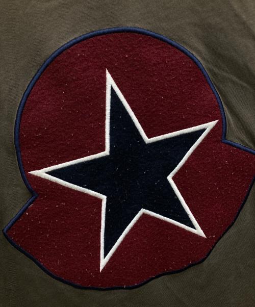MONCLER（モンクレール）MONCLER (モンクレール) ワッペンTシャツ カーキ サイズ:-の古着・服飾アイテム