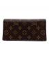 LOUIS VUITTON（ルイ ヴィトン）の古着「ポルトフォイユ ブラザ」｜ブラウン