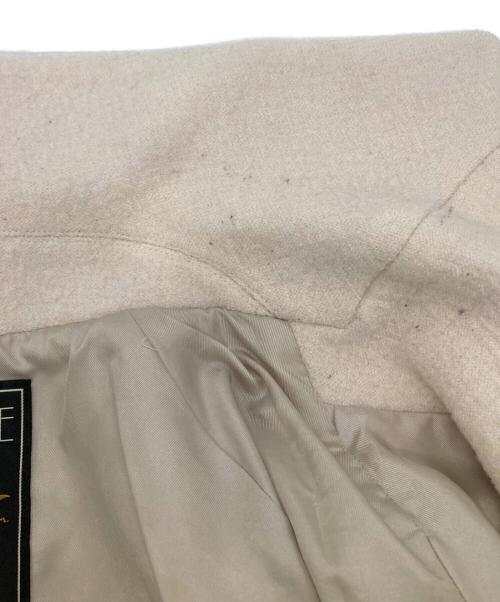 journal standard L'essage（ジャーナルスタンダード レサージュ）journal standard L'essage (ジャーナルスタンダード レサージュ) ピュアウールブークレコート ベージュ サイズ:１の古着・服飾アイテム