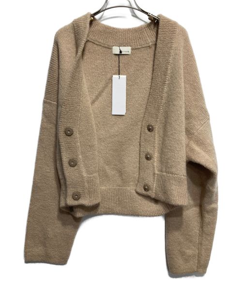 uncrave（アンクレイヴ3.）uncrave (アンクレイヴ) モヘアブレンドカーディガン ブラウン サイズ:Ｆ 未使用品の古着・服飾アイテム