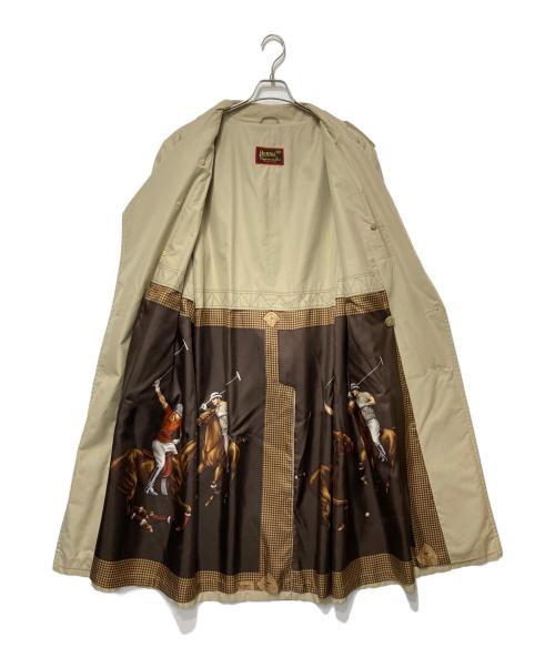 HERNO（ヘルノ）HERNO (ヘルノ) 裏地馬柄トレンチコート ベージュ サイズ:-の古着・服飾アイテム