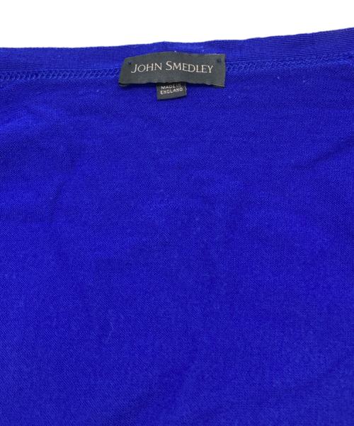 JOHN SMEDLEY（ジョンスメドレー）JOHN SMEDLEY (ジョンスメドレー) ウールカーディガン ブルー サイズ:Sの古着・服飾アイテム