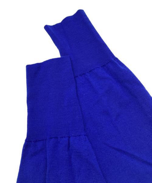 JOHN SMEDLEY（ジョンスメドレー）JOHN SMEDLEY (ジョンスメドレー) ウールカーディガン ブルー サイズ:Sの古着・服飾アイテム