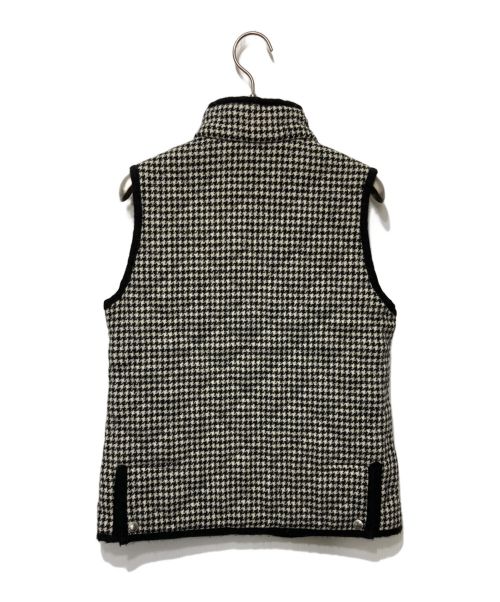 MACKINTOSH（マッキントッシュ）MACKINTOSH (マッキントッシュ) Harris Tweed (ハリスツイード) キルティングベスト ホワイト×ブラック サイズ:34の古着・服飾アイテム