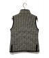 MACKINTOSH (マッキントッシュ) Harris Tweed (ハリスツイード) キルティングベスト ホワイト×ブラック サイズ:34：3500円