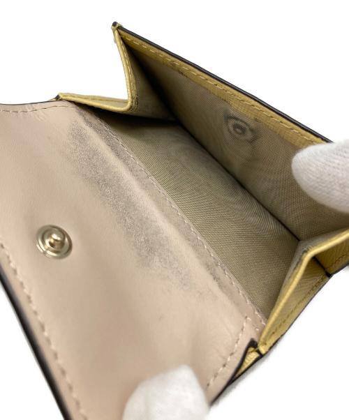 FURLA（フルラ）FURLA (フルラ) 3つ折り財布 イエローの古着・服飾アイテム