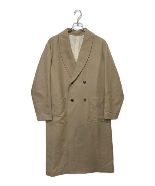08sircus（ゼロエイトサーカス）08sircus (ゼロエイトサーカス) ダブルクロスメルトンコート ベージュ サイズ:-の古着・服飾アイテム