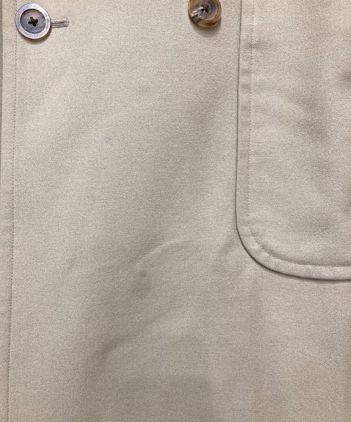 08sircus（ゼロエイトサーカス）08sircus (ゼロエイトサーカス) ダブルクロスメルトンコート ベージュ サイズ:-の古着・服飾アイテム