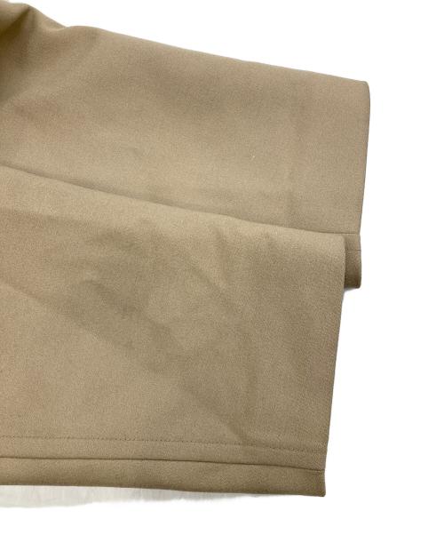 08sircus（ゼロエイトサーカス）08sircus (ゼロエイトサーカス) ダブルクロスメルトンコート ベージュ サイズ:-の古着・服飾アイテム