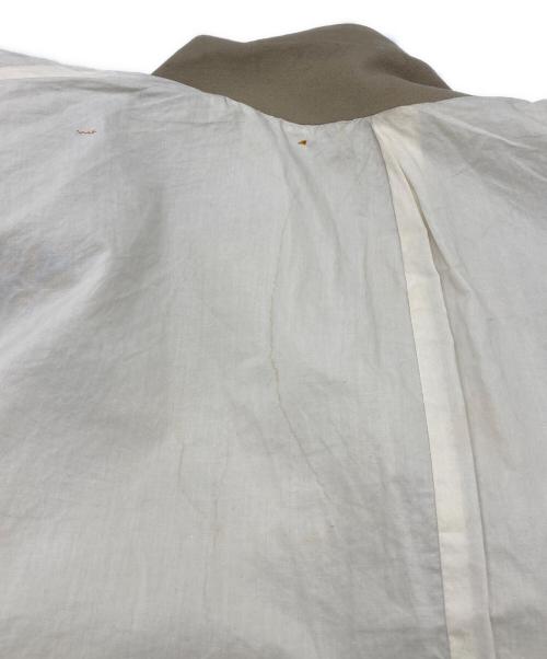 08sircus（ゼロエイトサーカス）08sircus (ゼロエイトサーカス) ダブルクロスメルトンコート ベージュ サイズ:-の古着・服飾アイテム