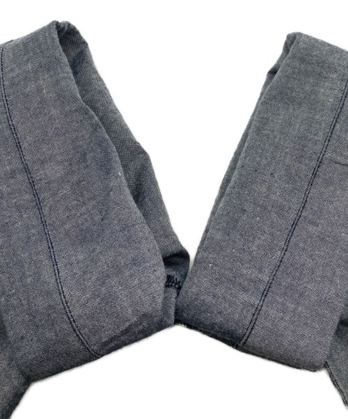 E.（イードット）E. (イードット) 150dt カディ スキッパー ビッグ カフ シャツ ネイビー サイズ:M 未使用品の古着・服飾アイテム