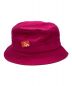 中古・古着 SUPREME (シュプリーム) NAME PLATEバケットハット ショッキングピンク サイズ:SMALL　MEDIUM：3500円