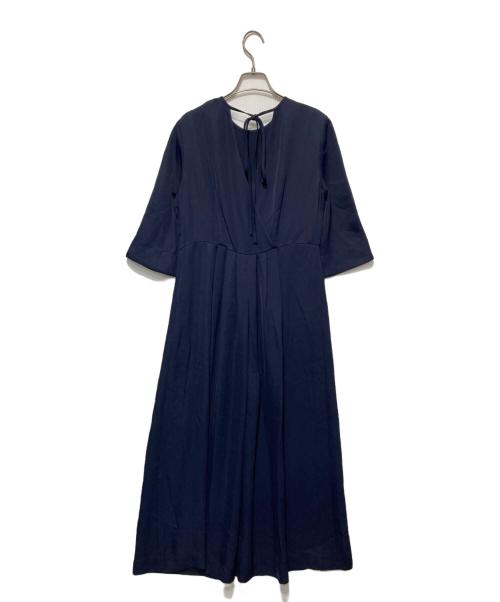 Demi-Luxe Beams（デミルクス ビームス）Demi-Luxe Beams (デミルクス ビームス) バッククロスワンピース ネイビー サイズ:38の古着・服飾アイテム