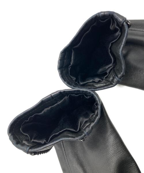 Saint Laurent Paris（サンローランパリ）Saint Laurent Paris (サンローランパリ) ラムレザーライダースジャケット ブラック サイズ:F36の古着・服飾アイテム