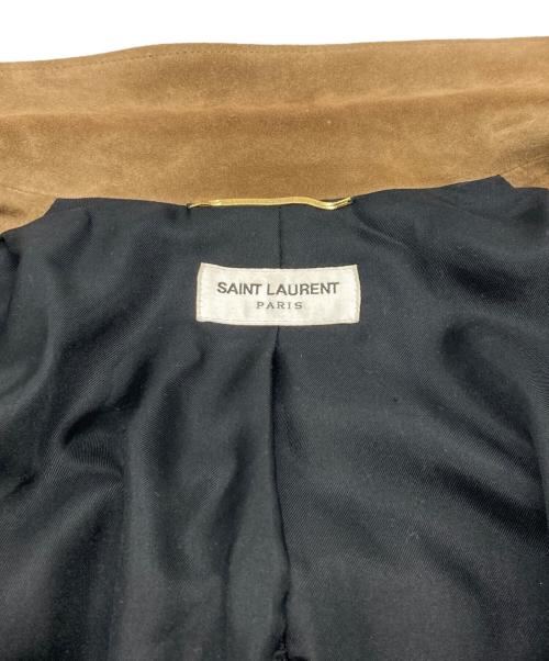 Saint Laurent Paris（サンローランパリ）Saint Laurent Paris (サンローランパリ) スウェードフリンジジャケット ブラウン サイズ:F36の古着・服飾アイテム