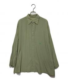 maturely（マチュアリー）の古着「Sleeve Conscious Blouse」｜グリーン