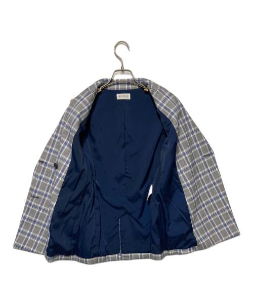 PLST（プラステ）PLST (プラステ) チェックセットアップ グレー サイズ:ジャケット：S パンツ：Mの古着・服飾アイテム