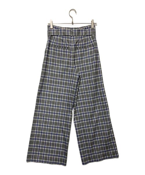 PLST（プラステ）PLST (プラステ) チェックセットアップ グレー サイズ:ジャケット：S パンツ：Mの古着・服飾アイテム
