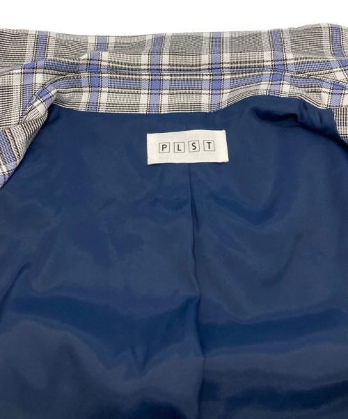 PLST（プラステ）PLST (プラステ) チェックセットアップ グレー サイズ:ジャケット：S パンツ：Mの古着・服飾アイテム