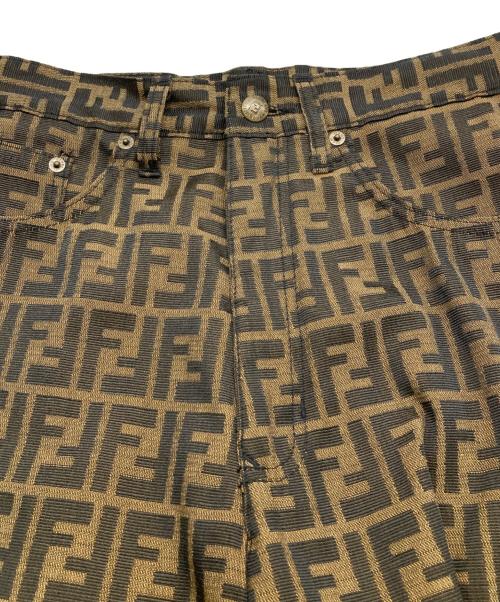 FENDI JEANS（フェンディ ジーンズ）FENDI JEANS (フェンディ ジーンズ) オールドズッカ柄パンツ ブラウン サイズ:29インチの古着・服飾アイテム
