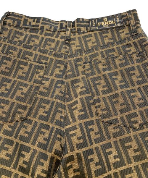FENDI JEANS（フェンディ ジーンズ）FENDI JEANS (フェンディ ジーンズ) オールドズッカ柄パンツ ブラウン サイズ:29インチの古着・服飾アイテム