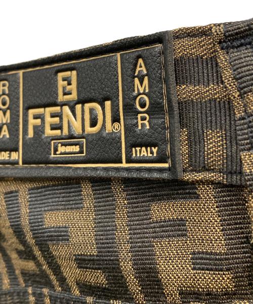 FENDI JEANS（フェンディ ジーンズ）FENDI JEANS (フェンディ ジーンズ) オールドズッカ柄パンツ ブラウン サイズ:29インチの古着・服飾アイテム