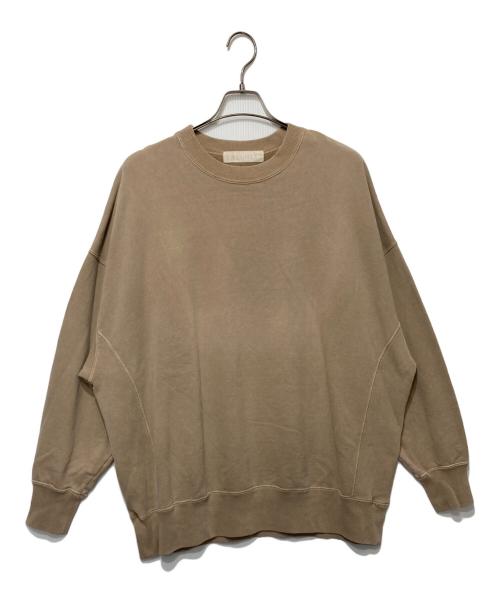 R JUBILEE（アールジュビリー）R JUBILEE (アールジュビリー) Basic Sweat Shirts ブラウン サイズ:Fの古着・服飾アイテム