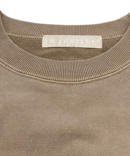 R JUBILEE（アールジュビリー）R JUBILEE (アールジュビリー) Basic Sweat Shirts ブラウン サイズ:Fの古着・服飾アイテム